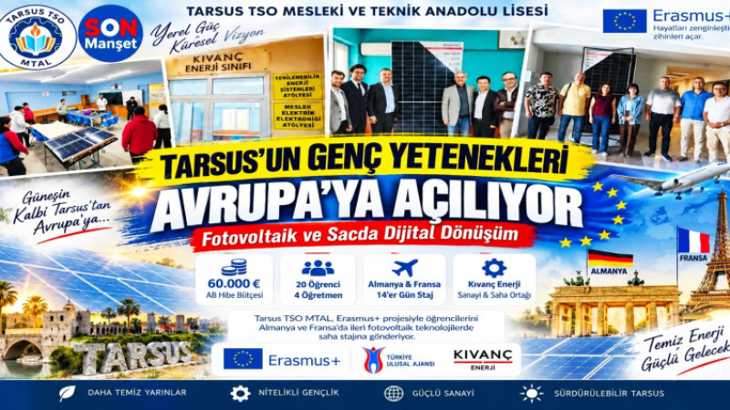 Tarsus'tan Avrupa'ya Fotovoltaik ve Scada Dijital Dönüşüm Çıkarması